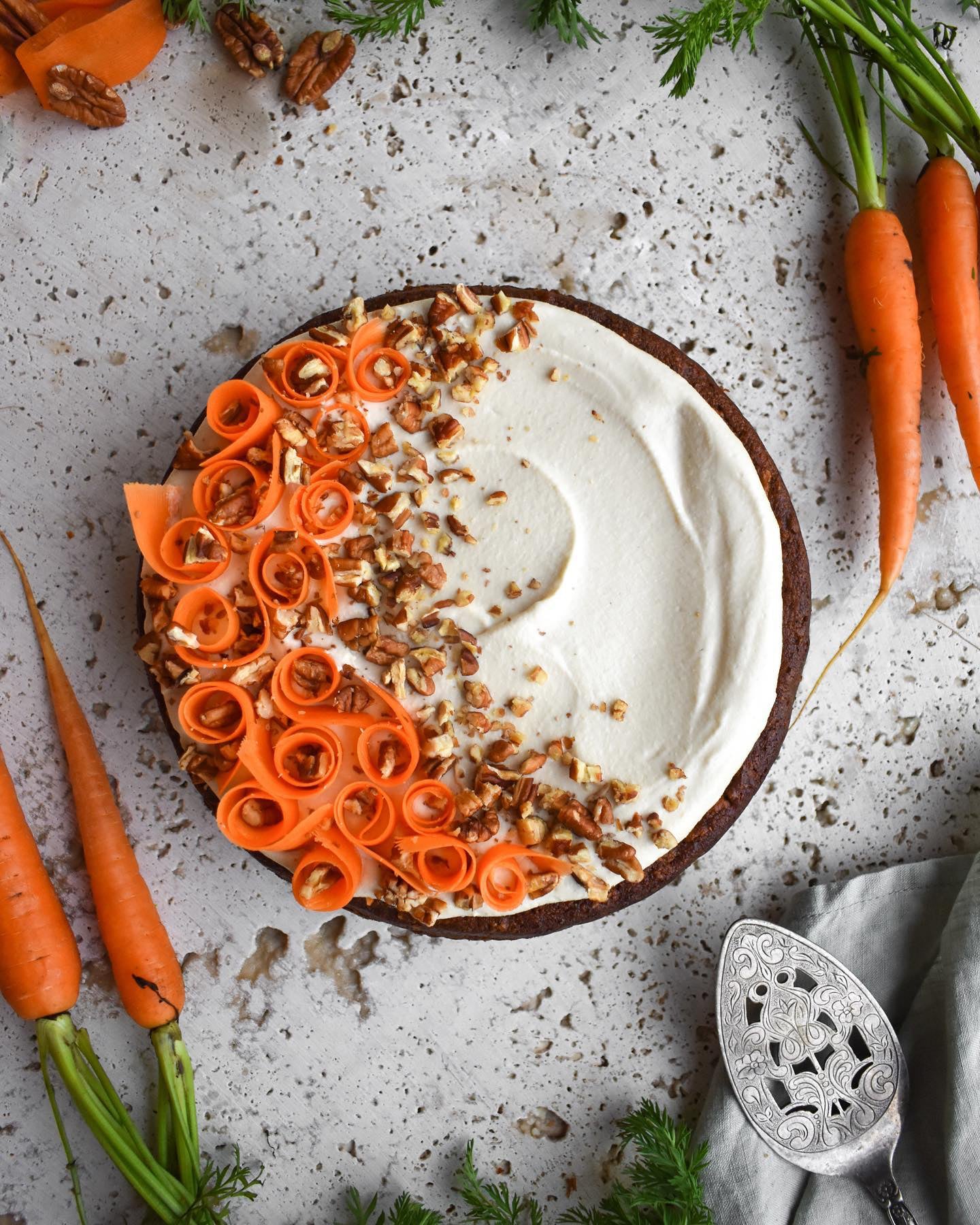 Maple & Pecan Carrot Cake – The Wholefoods Refillery