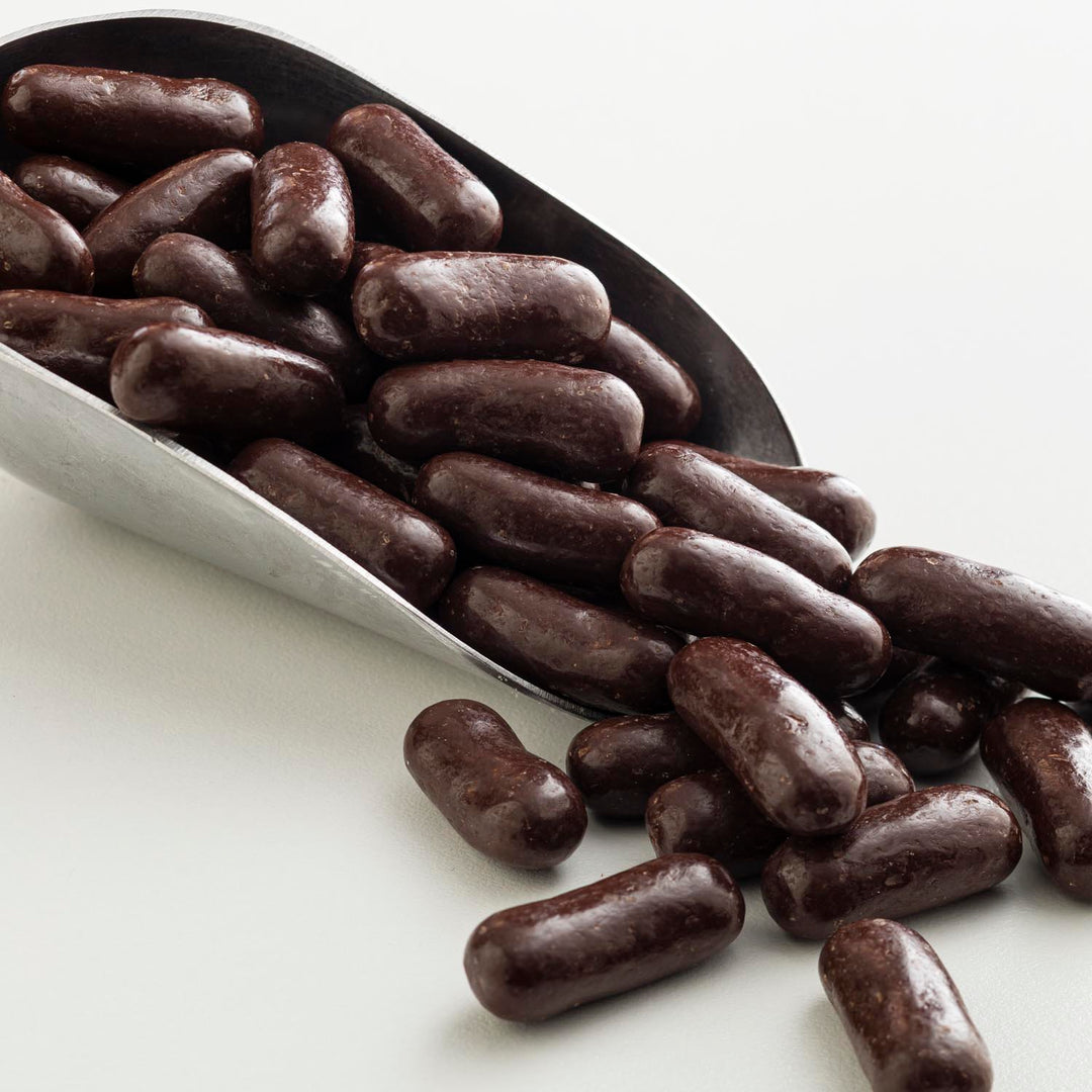 Dark Chocolate Liquorice Bullets