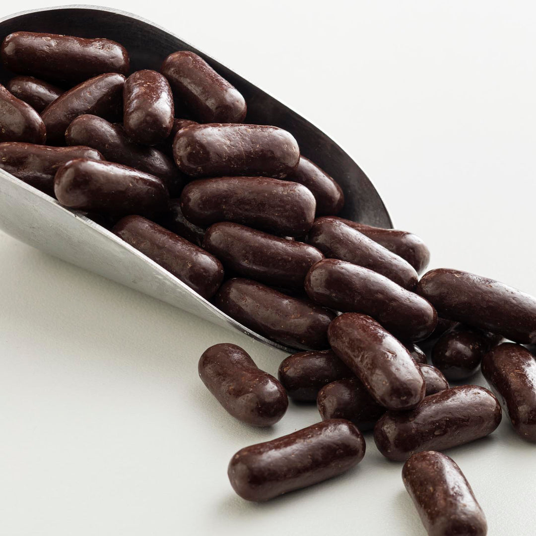 Dark Belgian Chocolate Liquorice Bullets