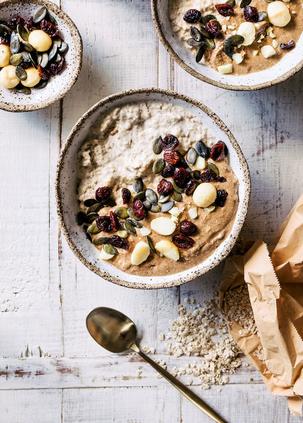 Cinnamon, Cranberry & Macadamia Quick Oats