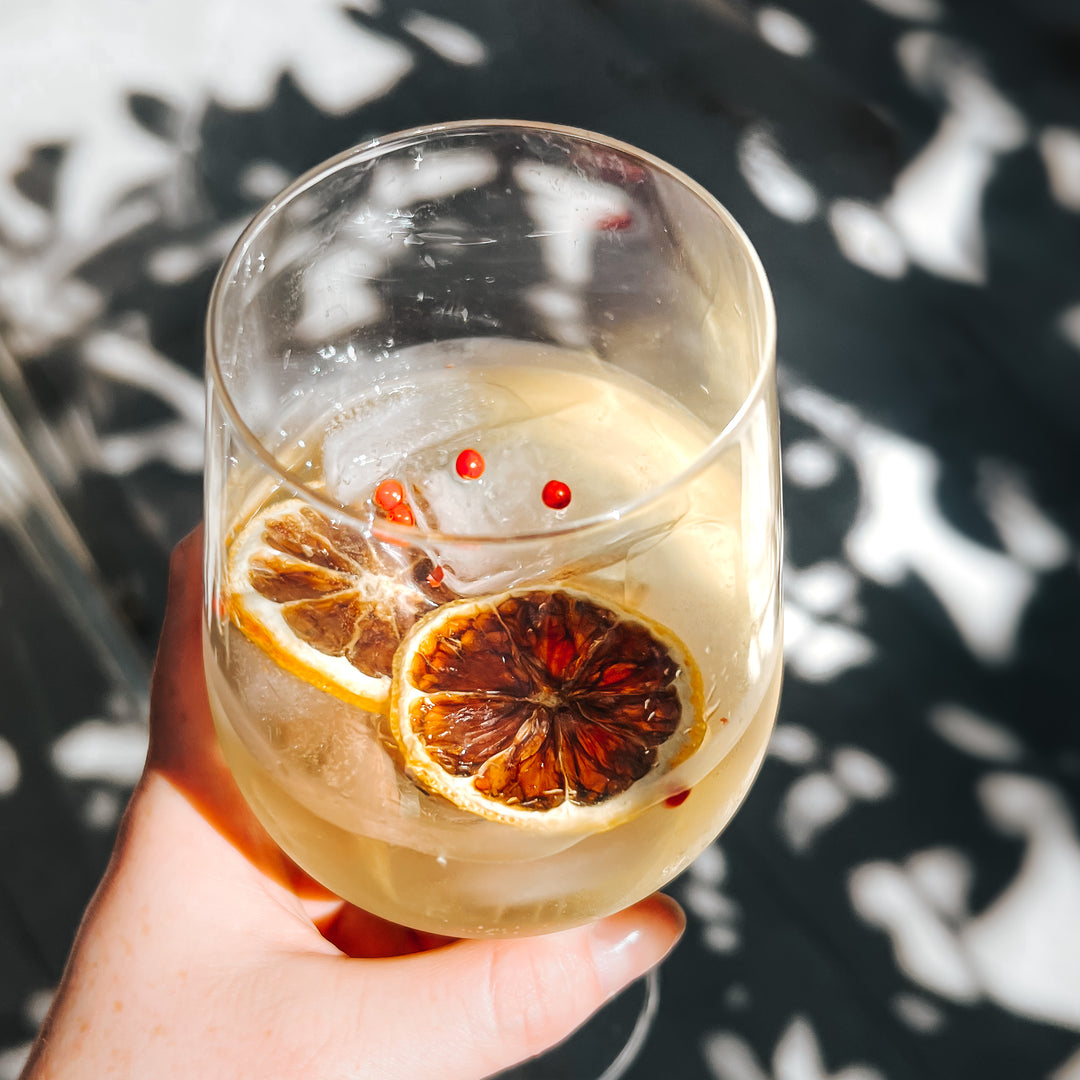 Lemon & Pink Peppercorn Spritz