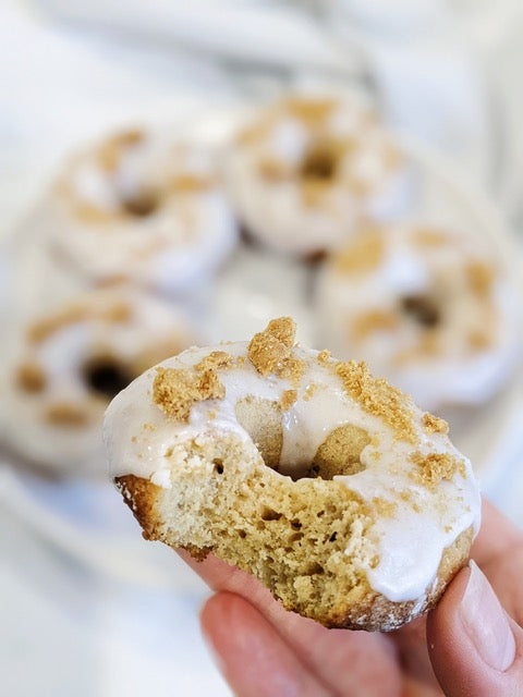 Cinnamon Peanut Butter Donuts