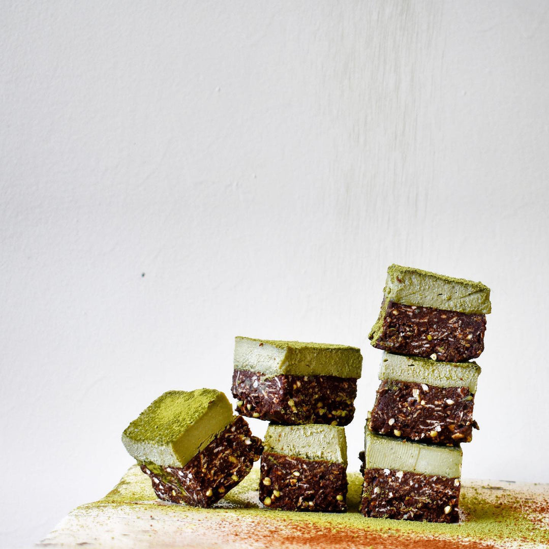 Chocolate Matcha Bars