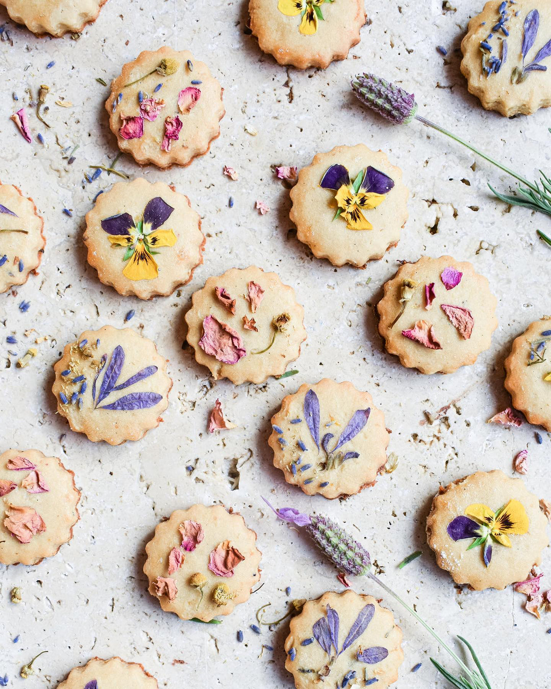 Lemon Lavender Shortbreads