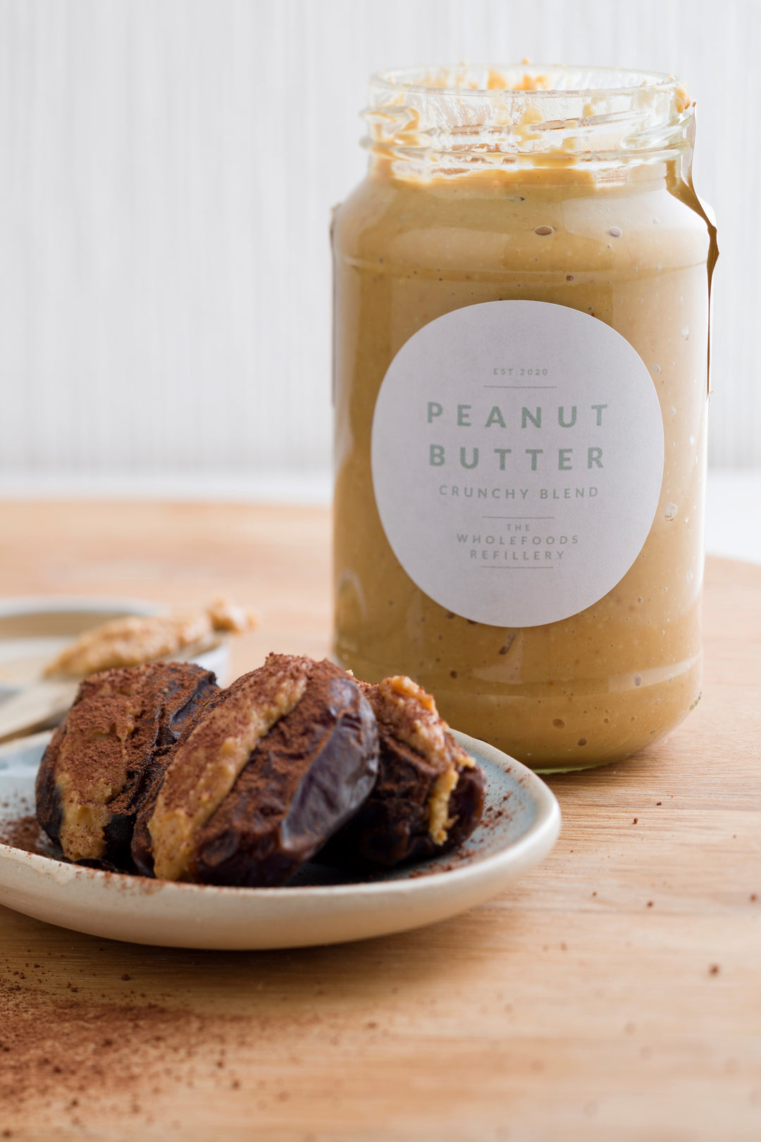Peanut Butter Stuffed Dates
