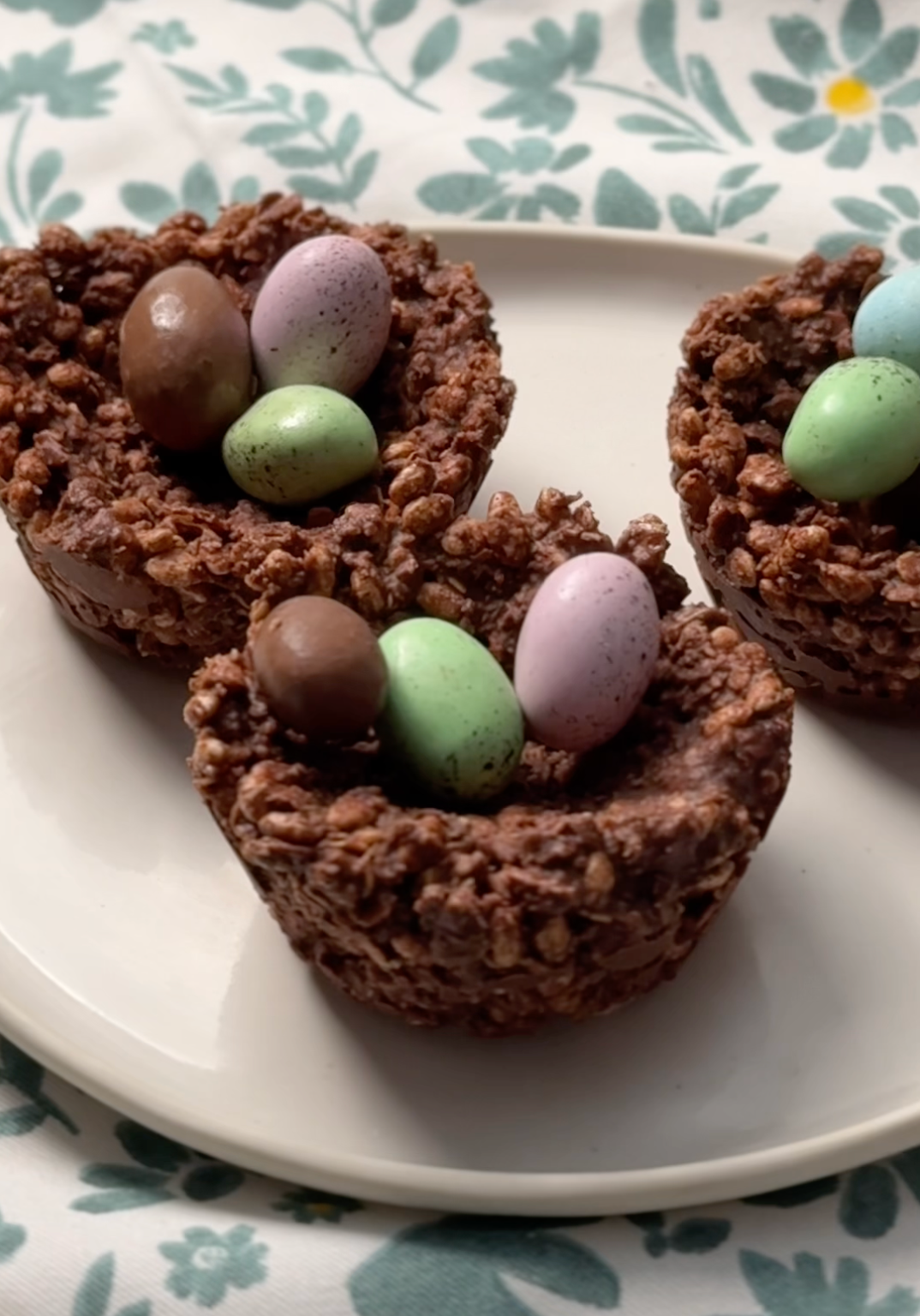 Easter Chocolate Egg Nests