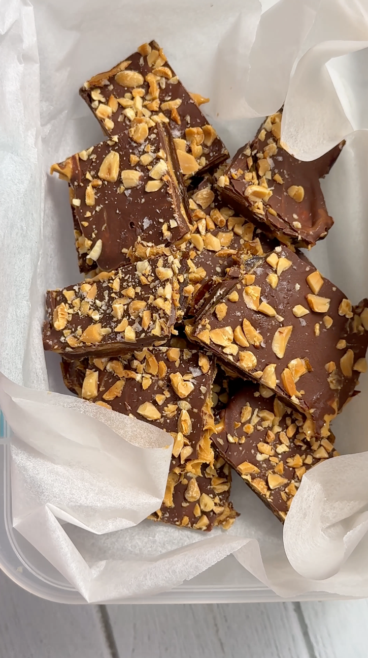 Snickers Date Bark
