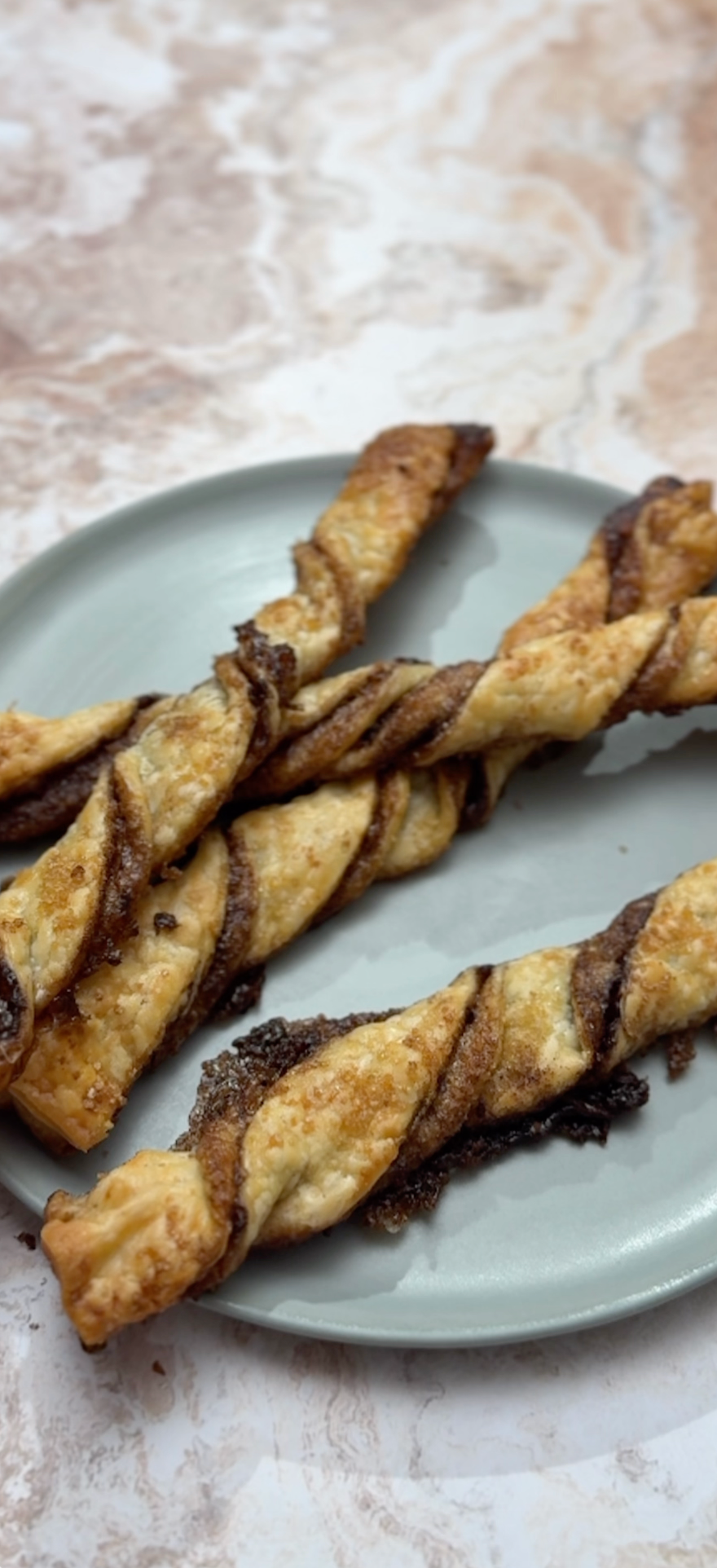 Cinnamon Sugar Puff Pastry Twists