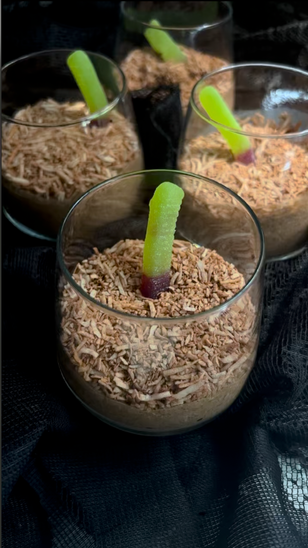 Creepy Crawly Chia Cups