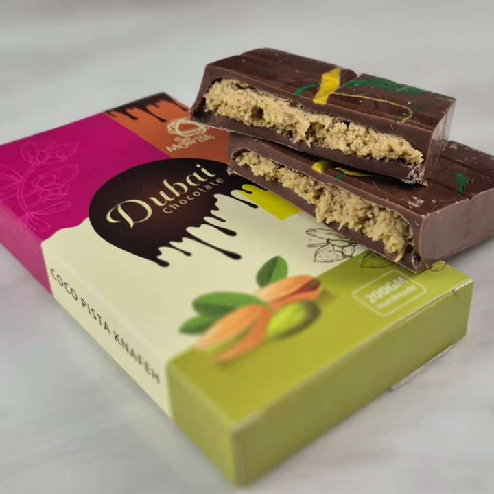 Pistachio Kanafe Dubai Chocolate 200g