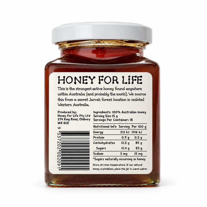 ULTRA JARRAH HONEY TA70+ 260g