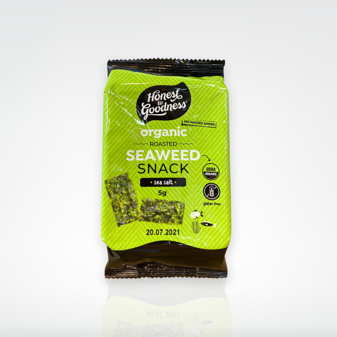 Seaweed Snack Sea Salt - Organic Roasted 5g