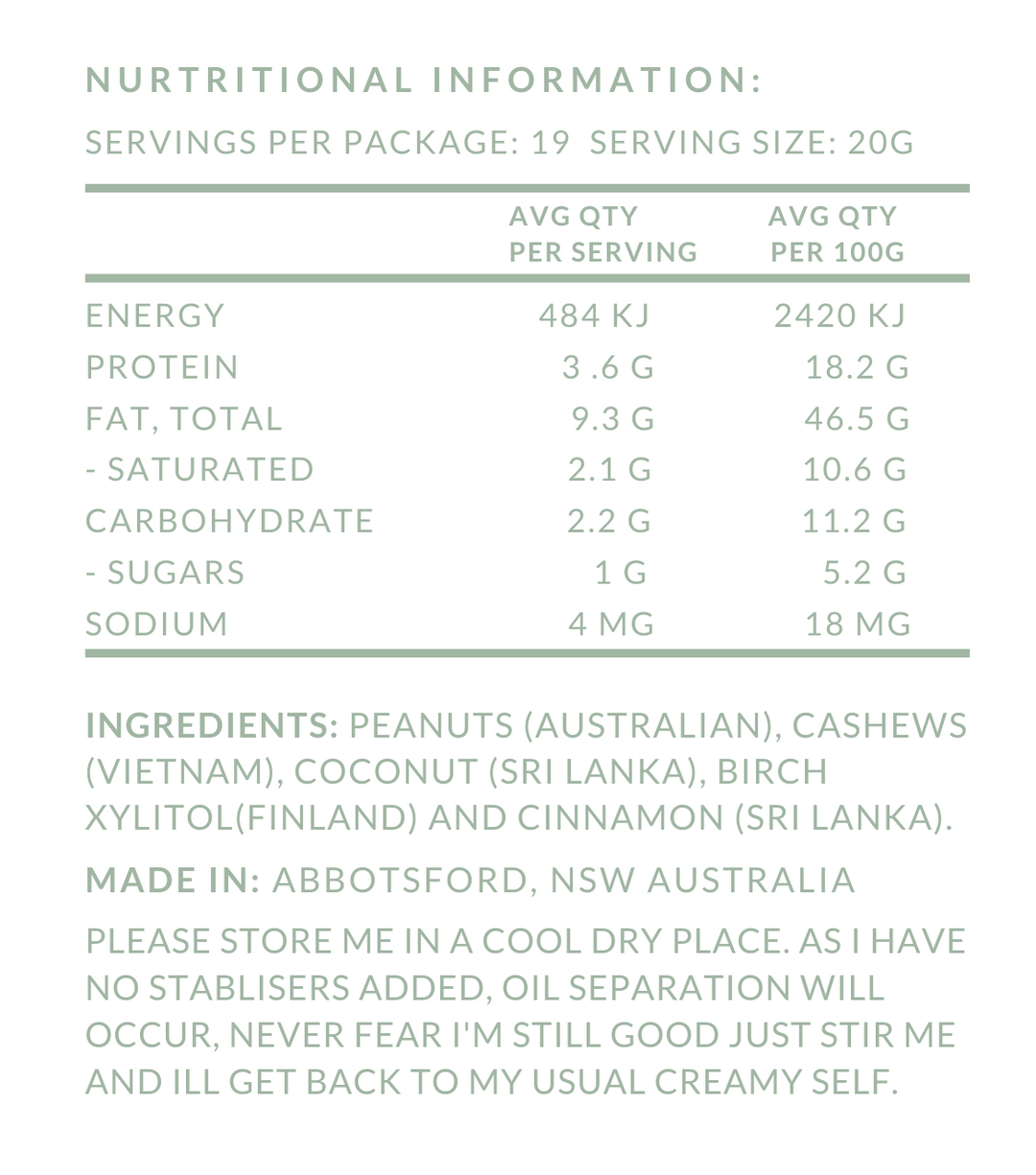 Cinnamon Donut Spread – 395g