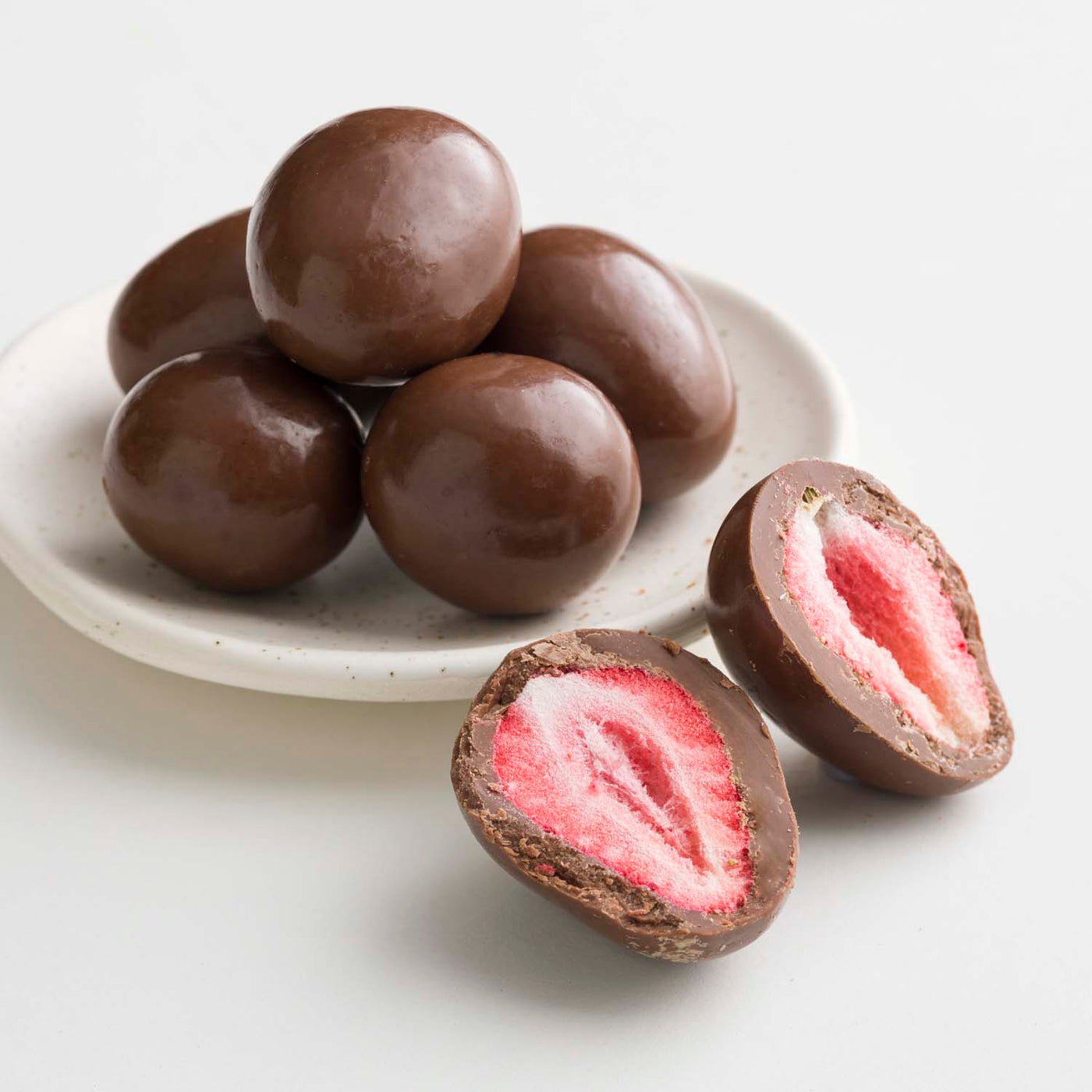 Indulgent Milk Chocolate Freeze Dried Strawberries