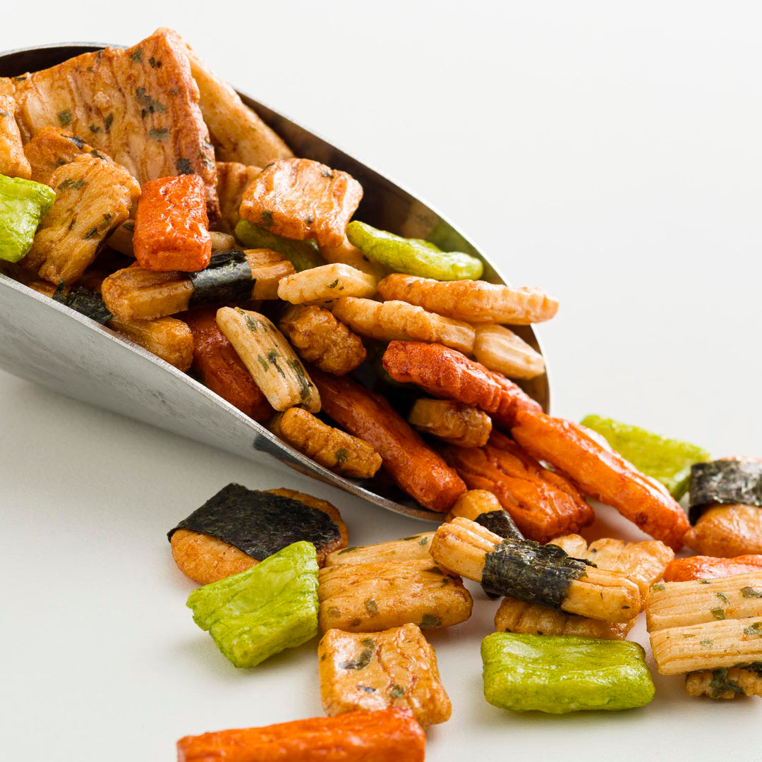 Crispy Soy Glazed Seaweed Rice Crackers