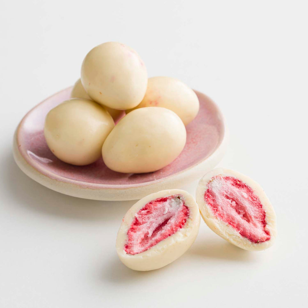 White Chocolate Freeze Dried Strawberries